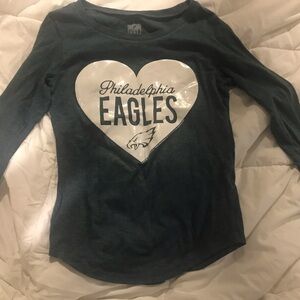 Girls Philadelphia Eagles Long Sleeve Shirt